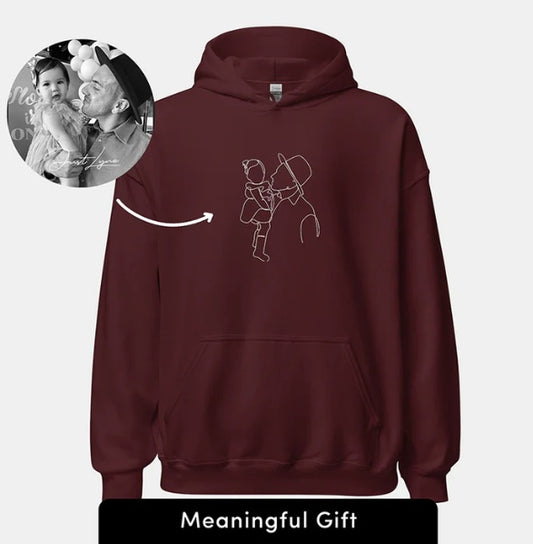 Personalized hoodie for men and women with custom print