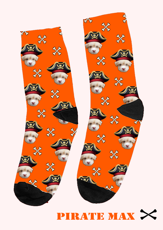 Custom Pet Head Print Socks