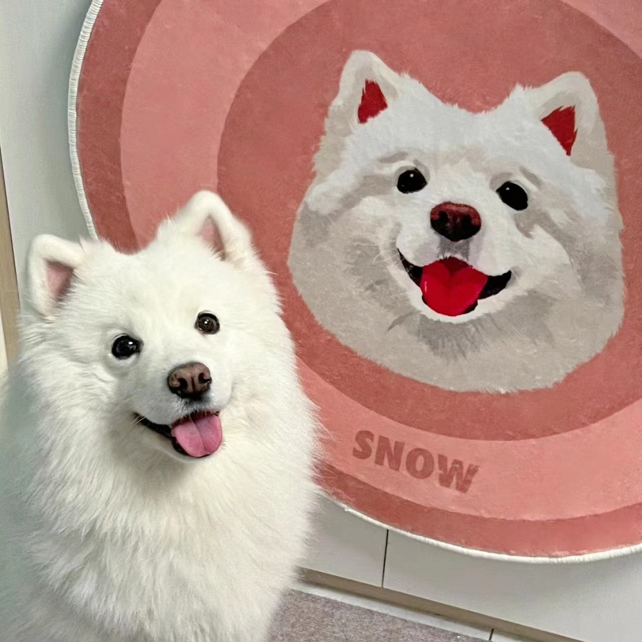 Custom "Lamb Carpet" portrait rug