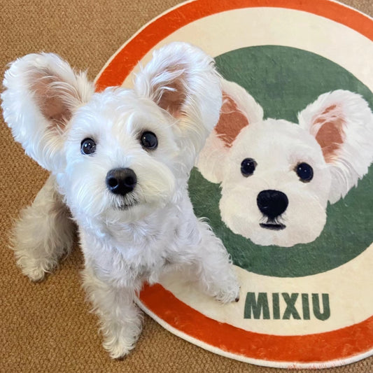 Custom "Lamb Carpet" portrait rug