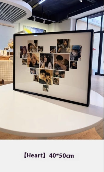 Custom Photo Puzzle in Frame – Personalized Square Photo Frame Table Decoration Gift
