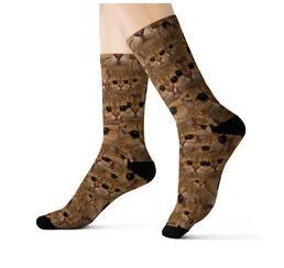 Custom Pet Head Print Socks