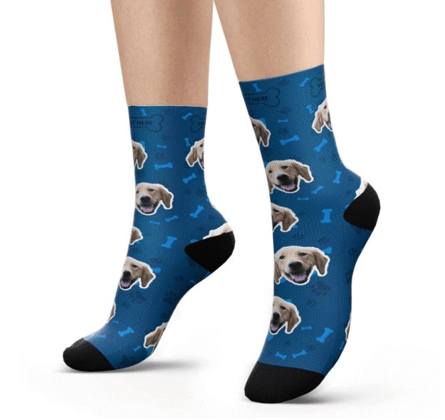 Custom Pet Head Print Socks