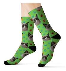 Custom Pet Head Print Socks
