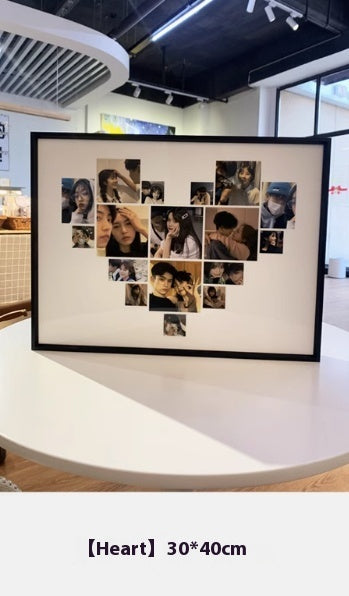 Custom Photo Puzzle in Frame – Personalized Square Photo Frame Table Decoration Gift