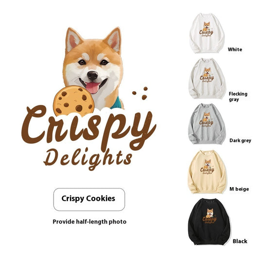 Customized Pet Sweatshirt – Personalized Dog & Cat Portrait Sweatshirt for Pet Lovers