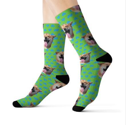Custom Pet Head Print Socks