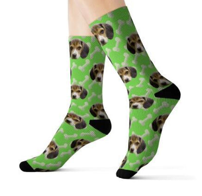 Custom Pet Head Print Socks