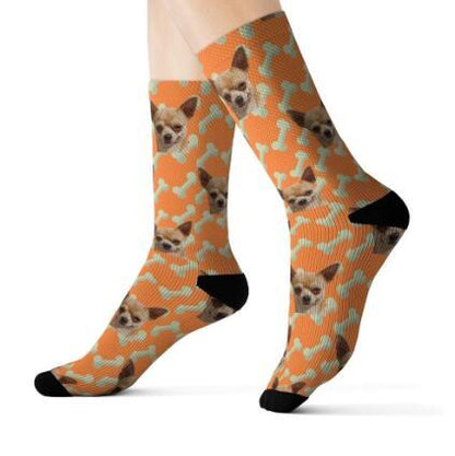 Custom Pet Head Print Socks