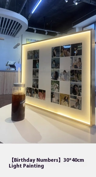 Custom Photo Puzzle in Frame – Personalized Square Photo Frame Table Decoration Gift