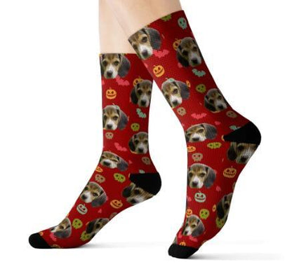 Custom Pet Head Print Socks