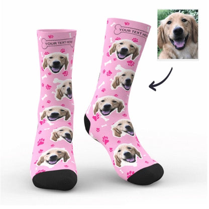 Custom Pet Head Print Socks