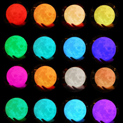 Customised Moon Lamp – Personalized Printed Photo & Text 3D Moon Lamp Gift