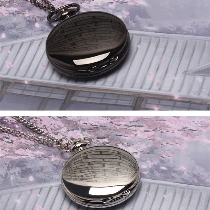 Custom Photo Pocket Watch – Personalized DIY Retro Flip Quartz Pocket Watch Gift for Him or Her