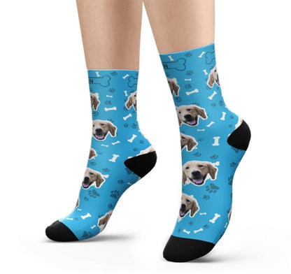 Custom Pet Head Print Socks