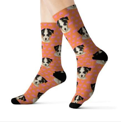 Custom Pet Head Print Socks