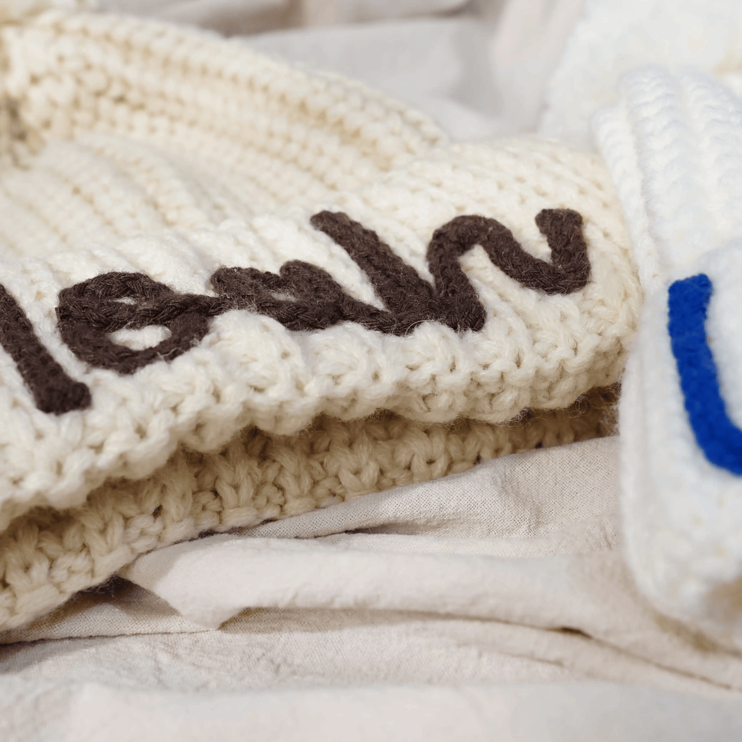 Personalized Handmade Crochet Hat – 3D Letter Children’s Name DIY