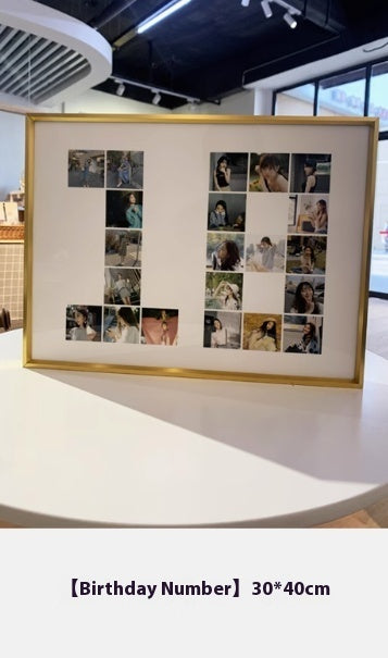 Custom Photo Puzzle in Frame – Personalized Square Photo Frame Table Decoration Gift