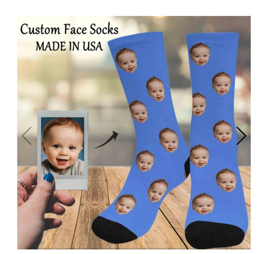 Personalized Family Photo Socks