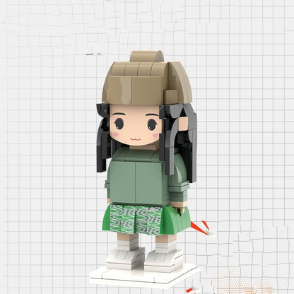 Portrait Building Blocks Puzzle Character Photo