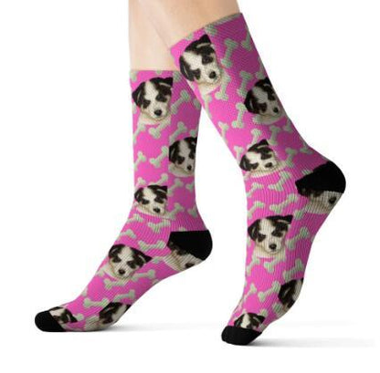 Custom Pet Head Print Socks