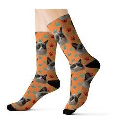Custom Pet Head Print Socks