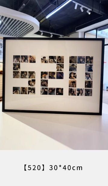 Custom Photo Puzzle in Frame – Personalized Square Photo Frame Table Decoration Gift