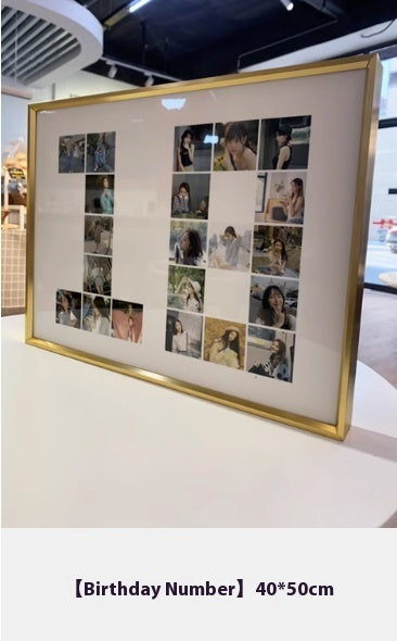 Custom Photo Puzzle in Frame – Personalized Square Photo Frame Table Decoration Gift