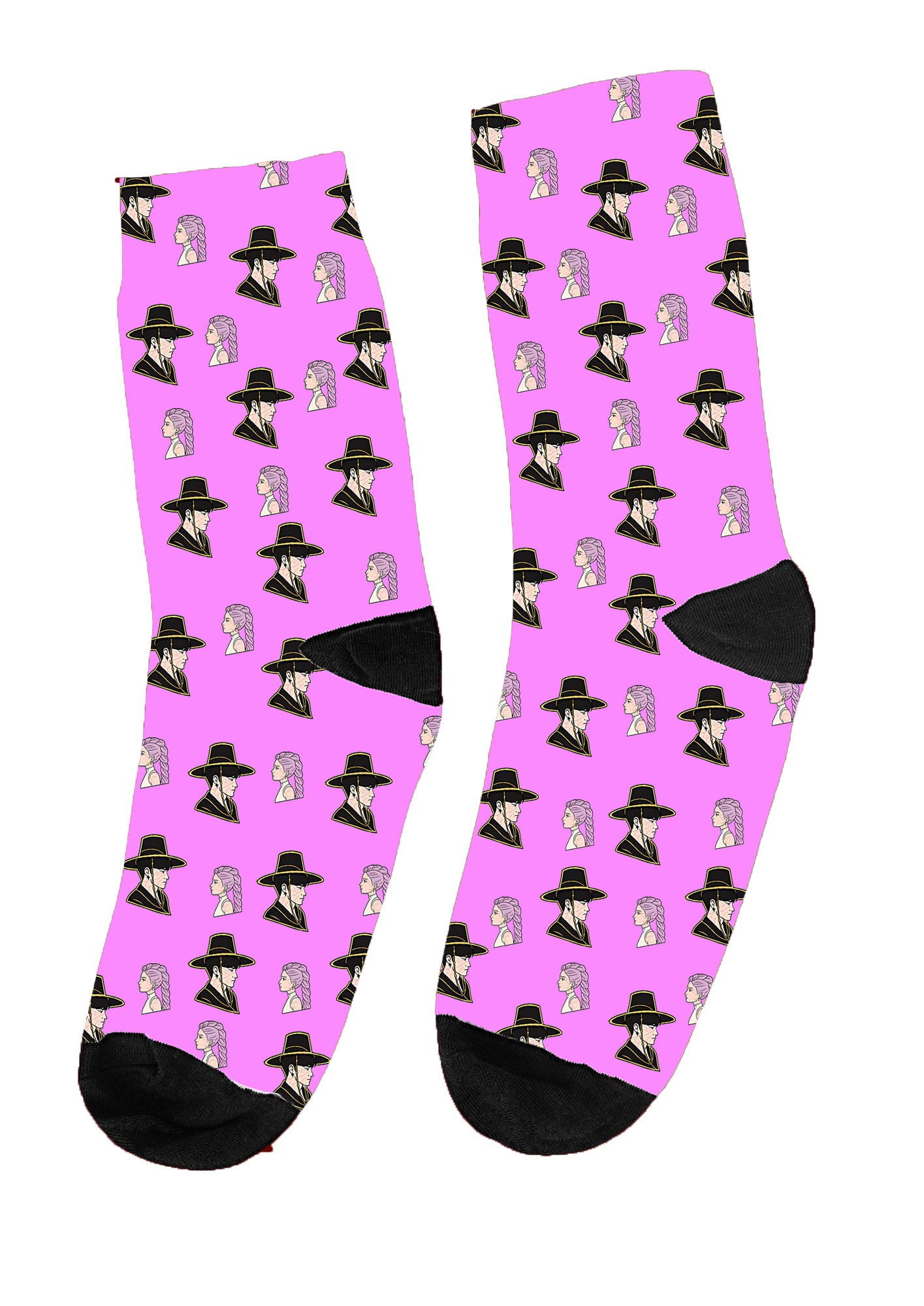 Custom Anime Cotton Socks 🎨✨