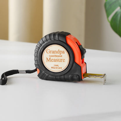 Personalized Tape Measure for Men – Custom Christmas Gift for Dad, Husband or Grandpa