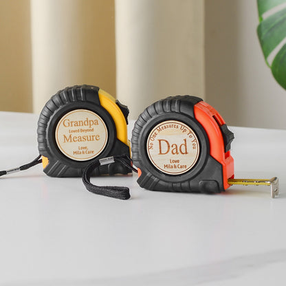 Personalized Tape Measure for Men – Custom Christmas Gift for Dad, Husband or Grandpa