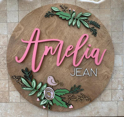 Custom Name Hanging Sign – Personalized Household Decoration for Wall, Christmas & Home Gift