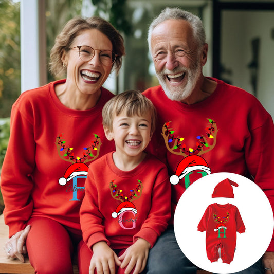 Personalized “A Family of Three/Four” Sweatshirt – Custom Name FamilySweatshirt for Mom, Matching Family Gift