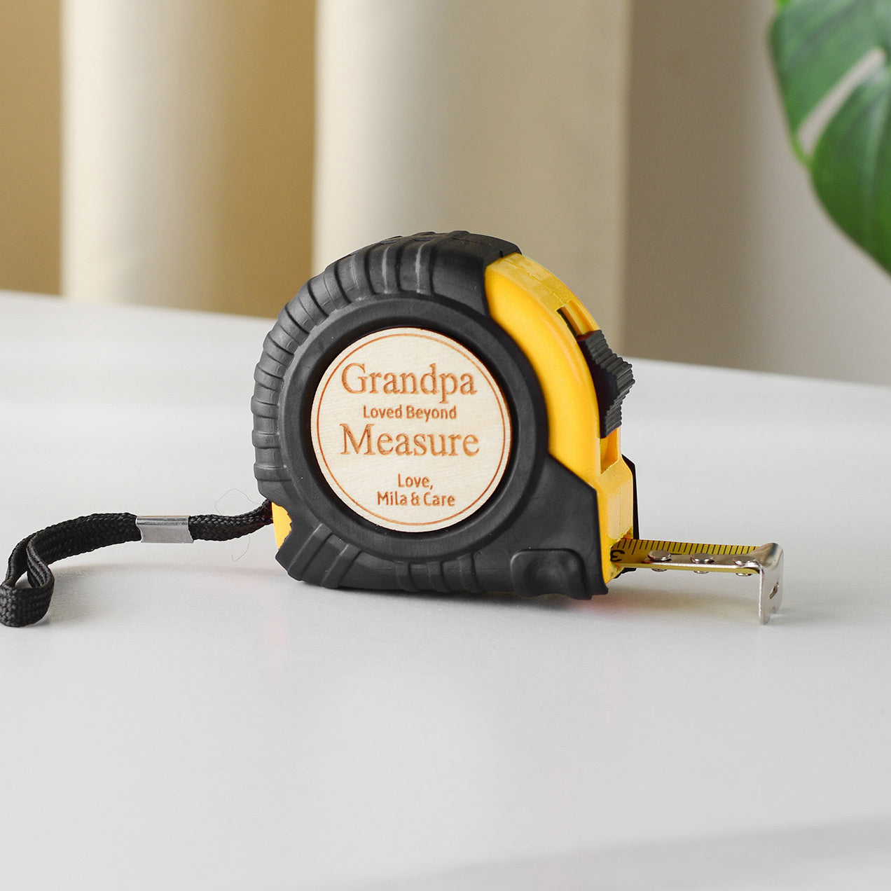 Personalized Tape Measure for Men – Custom Christmas Gift for Dad, Husband or Grandpa