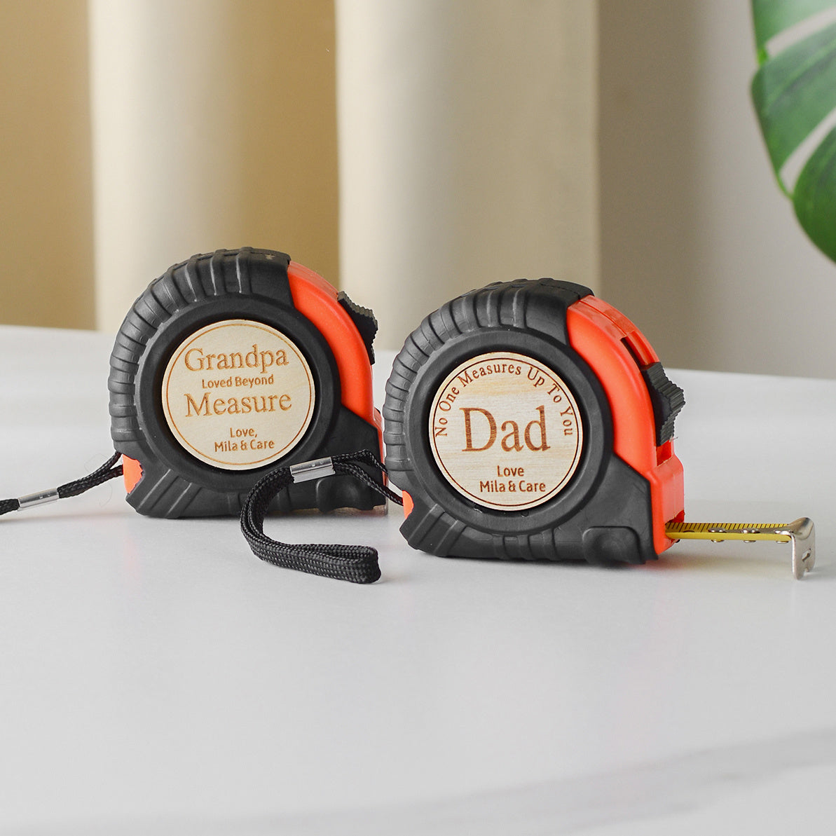 Personalized Tape Measure for Men – Custom Christmas Gift for Dad, Husband or Grandpa