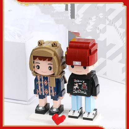 Portrait Building Blocks Puzzle Character Photo